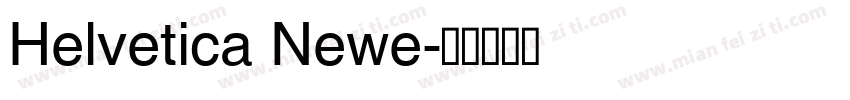 Helvetica Newe字体转换